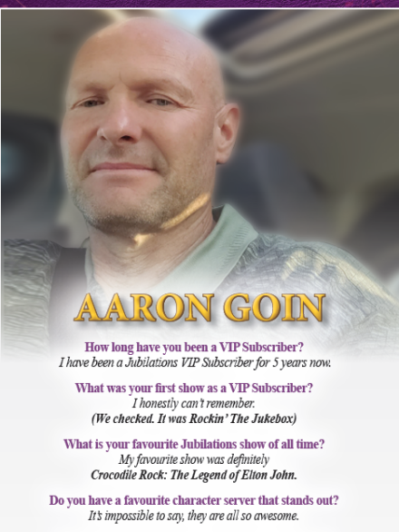 A person featured in a VIP spotlight with questions and answers about VIP subscription.