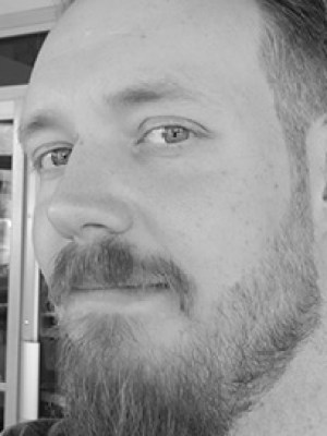 a man looking at the camera